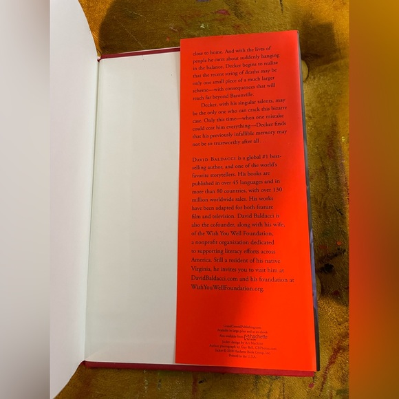 David Baldacci - The Fallen Hardcover - Picture 5 of 5